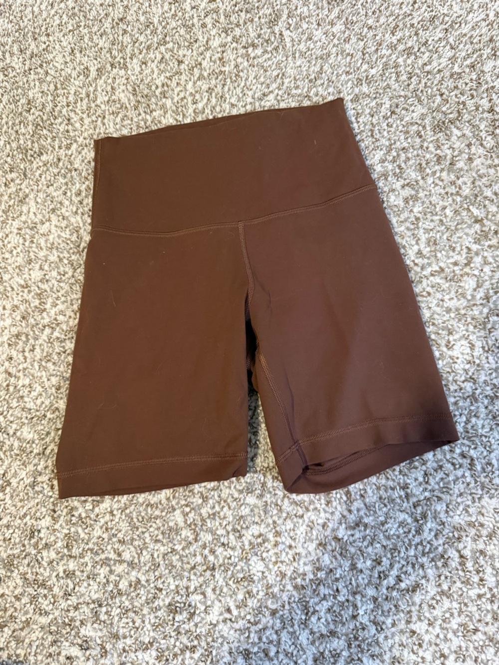 Lululemon Brown 6” Biker Shorts